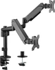 Настольное крепление для двух мониторов OfficePro MA722B 17-32" 1-9 кг Black - изображение 1