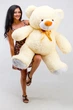М'який ведмідь Teddy Boom Томмі 150 см кремовий - зображення 3