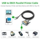 Кабель для принтера USB 2.0 to DB25 2.0m US167 black Ugreen (20224) - зображення 7