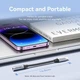 Перехідник Lightning to 3.5mm 0.1m cotton braided aluminum gray Vention (BMBHA) - зображення 6