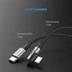 Дата кабель USB-C to USB-C 2.0m 60W US255 Black Gray Ugreen (50125) - изображение 5