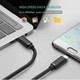 Дата кабель USB-C to USB-C 2.0m US286 3A Black Ugreen (10306) - изображение 7