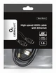 Кабель Cablexpert HDMI - HDMI V 2.0 (M/M), 4K, 1.8 м, чорний пакет (CC-HDMI4L-6) - зображення 2