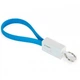 Дата кабель USB 2.0 AM to USB-C 0.18m blue Extradigital (KBU1787) - изображение 1