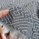 Покривало підстилка на пляж великий Dream Dark Grey пляжні килимки для засмаги на пляжі 200х240 см - зображення 6