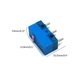 Мікроперемикач для миші Huano Blue Shell Pink Dot 80M 2 шт - изображение 4