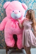 Большой плюшевый медведь Teddy Boom Веня 200 см розовый - изображение 2