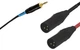 Міжблочний аудіокабель SSQ MIXLR3 Mini Jack 3.5 мм — 2x XLR Male (3 м) (5904161822011) - зображення 3