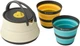 Набір посуду Sea To Summit Frontier UL Collapsible Kettle Cook Set 1.1 л складаний для походів на 2 персони - зображення 1