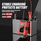 Автоматическое зарядное устройство FOXSUR 12V / 6A для свинцово-кислотных AGM / GEL / EFB / SLA / WET / DRY / MF / Ca / Flooded / Deep-cycle аккумуляторов - изображение 2