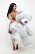 Іграшка плюшевий ведмедик Teddy Boom Томмі 150 см сірий - зображення 2