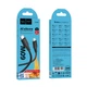 Кабель HOCO X124 Bien 60W silicone charging data cable C to C Black (6942007664448) - зображення 2