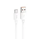 Кабель HOCO X96 Hyper 100W charging data cable Type-C White (6931474799111) - зображення 1
