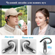 Бездротова Bluetooth гарнітура New Bee LC-B45 з активним шумозаглушенням ENC, Bluetooth 5.0, до 25 годин роботи, чохол у комплекті - зображення 5