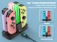 Зарядна станція Diyife 4-в-1 для Nintendo Switch Joy-Con з LED-індикацією й USB Type-C - зображення 8