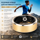 Умное кольцо Smart Ring IP68 для мониторинга здоровья и активности, фитнес-трекер Bluetooth для Android и iOS, золотое, размер 10 - изображение 2