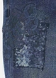Джинсы для девочки Mayoral Skinny Fit с пайетками синие 162 см. 7534 - изображение 3