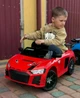 Детский электромобиль Cabrio 6V 5Ah с пультом управления, плавным стартом, LED-фарами, USB, AUX, MP3 и открывающимися дверями, Красный - изображение 3