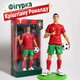 Коллекционная фигурка Cristiano Ronaldo 22см с мячом на подставке сувенир для фанатов футбола - изображение 2