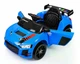 Детский электромобиль Cabrio 6V 5Ah с пультом управления, плавным стартом, LED-фарами, USB, AUX, MP3 и открывающимися дверями, Синий - изображение 5