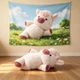 Мягкая плюшевая игрушка Бегающий телёнок Running Cow Plush с подвижными лапками, коровка, бегающий телёнок, розовый, 45 см - изображение 2