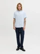 Рубашка повседневная JACK & JONES 11264550 Голубой M JNJ898 - изображение 5
