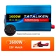 Інвертор Tataliken 1600W 12V-220V чистий синус - зображення 1