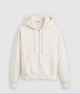 Худі жіноче Levi’s Everyday Zip-Up Hoodie White Swan на блискавці з капюшоном, розмір S - зображення 3