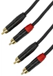 Profesjonalny kabel audio SSQ RCARCA3 2x RCA - 2x RCA (3 m) (5907688758740) - obraz 2