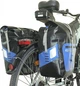 Велобаул Travel Extreme TE Thunder 27 л водонепроницаемый Quick Fix Roll Top для велосипеда Blue - изображение 5