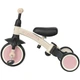 Детский велосипед QPlay Stager 3 в 1 з ручкою, біговел, Beige-Pink (T80STAGERBeigePink) - изображение 4