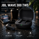 Беспроводные наушники JBL Wave 300 TWS Black Вкладыши Bluetooth наушники с Pure Bass сенсорные Черные - изображение 2