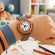 Детские / взрослые смарт часы - телефон Smart Watch 4G SIM-карта, IP67, GPS, кнопка SOS, прослушивание, видеозвонок, геозабор Tabby K55 оранжевый - изображение 3