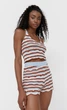 Шорти Stradivarius блакитний в смужку SGTRP482 L - изображение 1