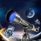 Детский астрономический телескоп на штативе Astronomical Telescope 50x115мм мощный оптический телескоп для детей SD 882 - изображение 2