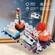 Електронний конструктор Космічна станція з пускачем ракети 17деталей STEM конструктор з електронною схемою SD 602 - зображення 3