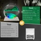 Лампа-картина с подвижным песком, Bluetooth-колонкой и 7 цветами подсветки, зеленая - изображение 5