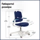 Дитяче крісло Mealux Trident Dark Blue (арт. Y-617 DB) - зображення 6