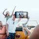 Триосьовий стабілізатор HOCO K24 Support 3-axis smart gimbal Gray - изображение 5