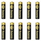 Набор мизинчиковых алкалиновых батареек HOCO JA2 High Energy Alkaline Battery AAA LR03 1.5V 10 шт Черная - изображение 4