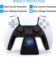 Зарядная станция для PS5 DualSense Aolion для двух геймпадов быстрая зарядка подставка белый - изображение 9