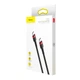 Кабель Baseus Cafule USB Cable Type-C-Type-C 3A 2m Red+Black - изображение 2