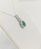 Серебряная подвеска с бериллом и цирконием P600/м-бр - изображение 6