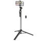 Селфи-палка монопод 2 в 1 HOCO K19 Ultra High wireless selfie stick 1.57 м с беспроводным Bluetooth-пультом Черный - изображение 1