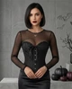 Корсет-бюстьє для ефектного образу на Хелловін Honey Fashion Accessories M чорний (10-70) - изображение 2