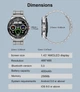 Смарт-годинник LIGE BW1829 PRO 1.43" AMOLED з дзвінками, IP68 і 100+ режимами для Android iOS - зображення 3
