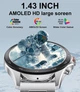 Смарт-годинник LIGE BW1829 PRO 1.43" AMOLED з дзвінками, IP68 і 100+ режимами для Android iOS - зображення 6