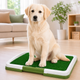 Великий туалет для собак Puppy Potty Pad MH-872 68×42 см з покриттям під траву, багаторазовий пластиковий лоток для цуценят, собак дрібних і середніх порід, домашній туалет - зображення 3