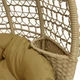 Кресло-кокон Home Rest Everest 120х100х75 см Ротанг Бежевый - изображение 5