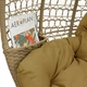 Кресло-кокон Home Rest Everest 120х100х75 см Ротанг Бежевый - изображение 7